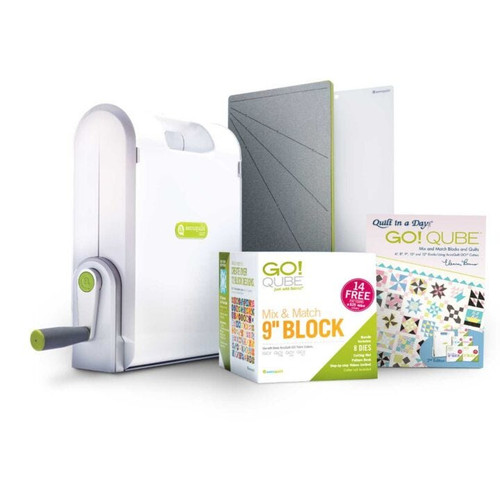 AccuQuilt Ready. Set. GO! Ultimate Fabric Cutting System Boxed Set - 9" Block