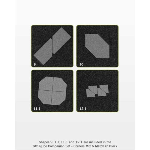 AccuQuilt GO! Qube 6" Companion Set - Corners AccuQuilt GO! Qube 6" Companion Set - Corners