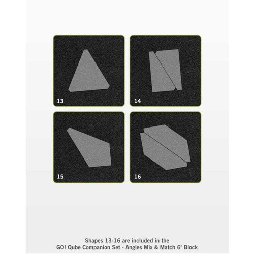 AccuQuilt GO! Qube 6" Companion Set - Angles AccuQuilt GO! Qube 6" Companion Set - Angles