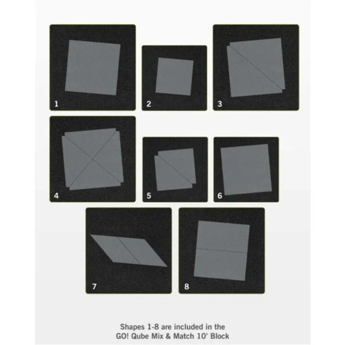 AccuQuilt GO! Qube Mix & Match 10" Block AccuQuilt GO! Qube Mix & Match 10" Block