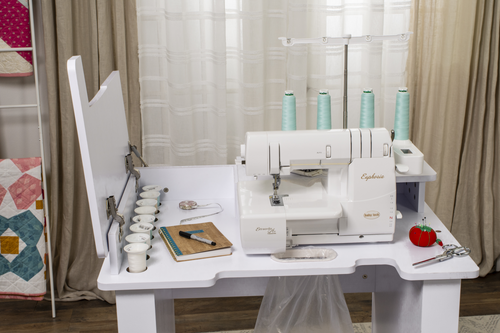 Koala Serger Studio top view with supplies Koala Serger Studio top view with supplies