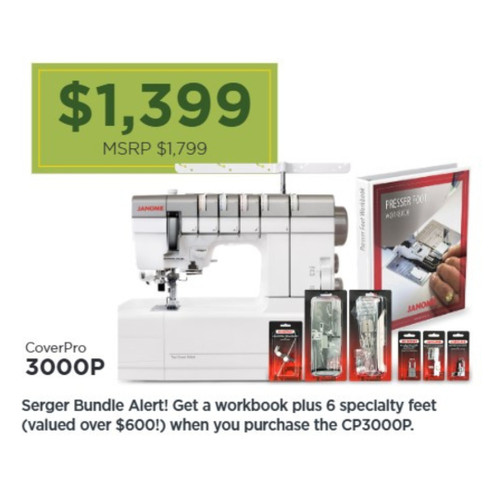Janome Cover Pro 3000 Premier Stitching