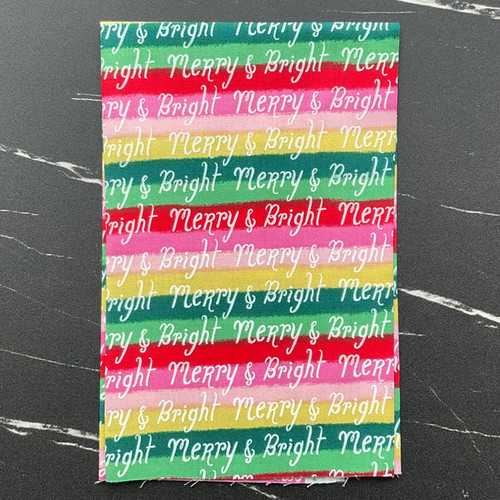 Merry Kitschmas Stripe Multi - Figo Fabric