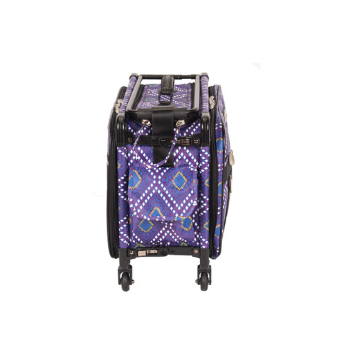 Tutto Medium Modern Purple Heart Diamond Trolley