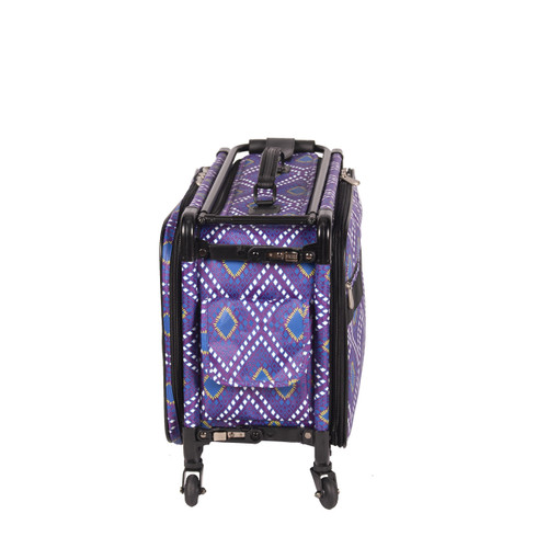 Tutto Medium Modern Purple Heart Diamond Trolley
