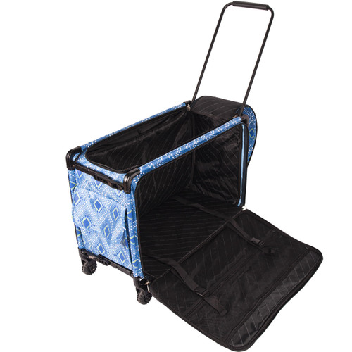 Tutto 2XL Modern Beach Blue Diamond Trolley Open