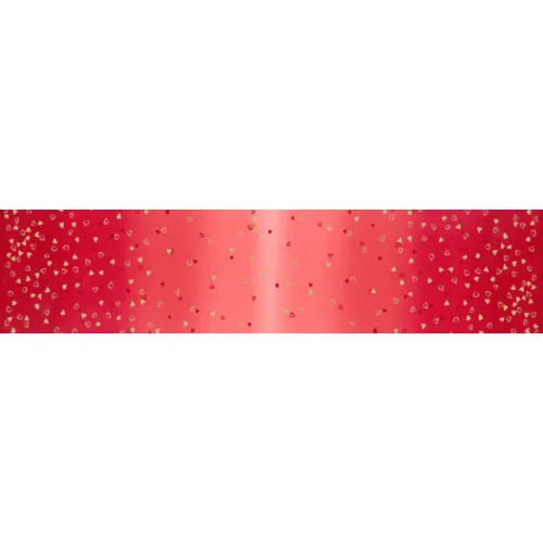 I Heart Ombre Metallic Cherry - Moda Fabric 10875-314M