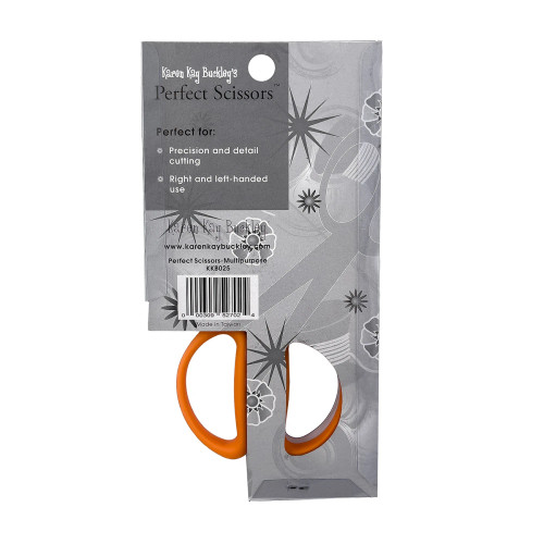 Perfect Scissors Karen Kay Buckley - Medium Orange 5in Knife-Edge Multipurpose Blades