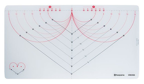 Husqvarna CIRCULAR ATTACHMENT TEMPLATE SET