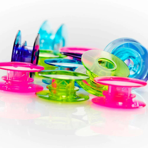 Husqvarna BOBBINS, WATERCOLORED 20-PACK VER.2 (5, 6, 7)