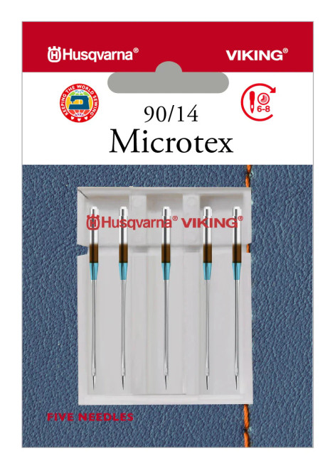 Husqvarna HV MICROTEX NEEDLE SIZE 90/14, 5-PACK #920679096
