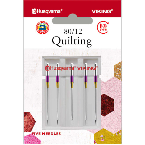 Husqvarna HV QUILTING NEEDLE SIZE 80/12, 5-PACK #920681096