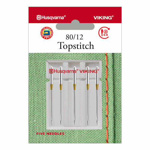 Husqvarna HV TOPTSTITCH NEEDLE SIZE 80/12, 5-PACK #920686096