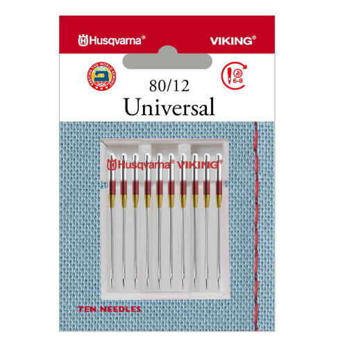 Husqvarna HV UNIVERSAL NEEDLE SIZE 80/12, 10-PACK #920694096