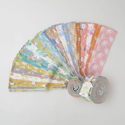 Tilda Sunday Brunch - Fabric Roll 2.5in strips 40pc - Tilda Fabric #TIL300231