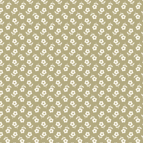 Cloud9 Fabrics - Petals & Pony Luck - Prairie Petals Green Organic Cotton #228238-x