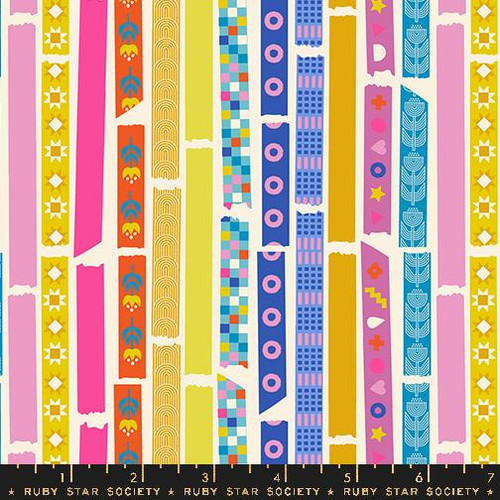 Ruby Star Society Fabrics - Washi Plus Tape Office Supplies - Natural #rs1100-11