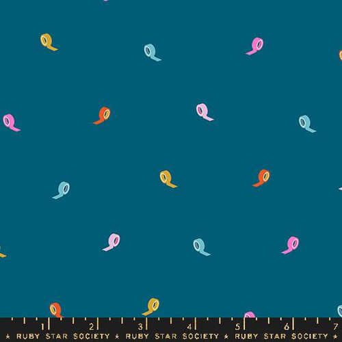 Ruby Star Society Fabrics - Washi Plus Tape - Teal #rs1101-12
