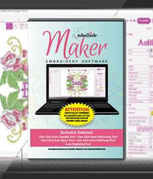 Embellish Maker Embroidery Software Premier Stitching