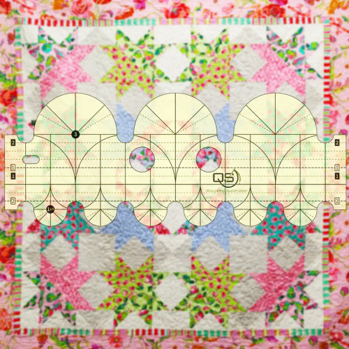 Quilters Select Clamshell Non-Slip Ruler 3in x 1.5in Premier Stitching