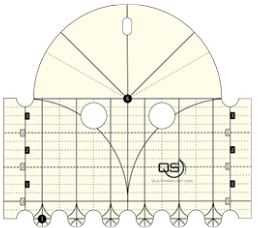 Quilters Select Clamshell Non-Slip Ruler 6in and 1in Premier Stitching