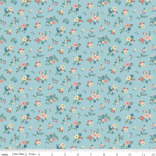 Riley Blake Designs - Mary Catherine - Ditsy - Floral Songbird #c16703-songbird