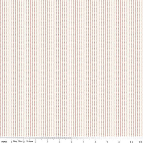 Riley Blake Designs - Mary Catherine - Stripe - Cloud #c16708-cloud