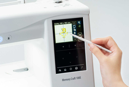 Janome Memory Craft 100E Embroidery Machine Premier Stitching