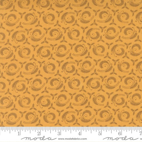 Moda Fabric - Wild Orchid - Fern Fronds - Lady Slipper #2773-14