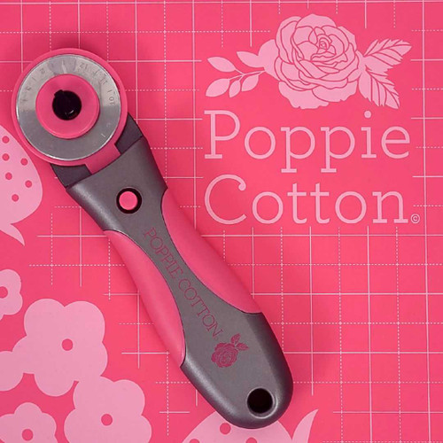 Quilters Select 45mm Rotary Cutter - Poppie Cotton Pink Premier Stitching