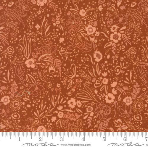 Moda Fabric - Foraged Found - Small Floral - Spice #45636-18