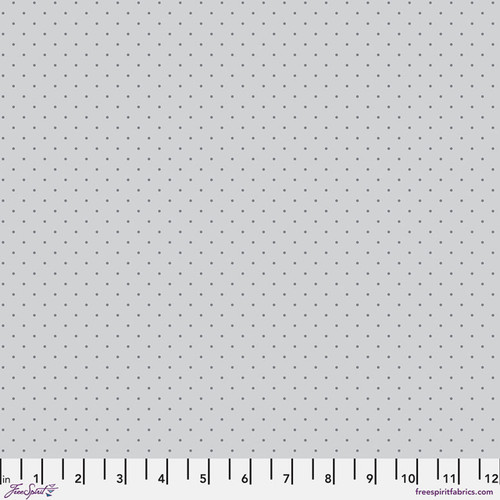 Tula Pink - Graywork - Tiny Dots - Fog #pwtp185-fog