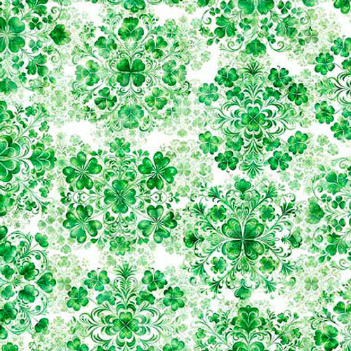 QT Fabrics - Spirit Of Ireland - Shamrock Clusters #31655-z