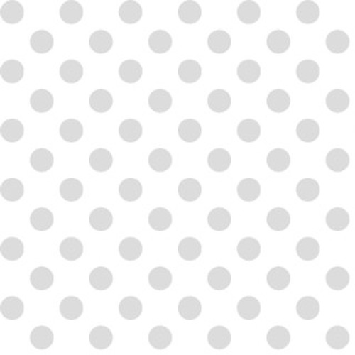 KimberBell Designs - Basics - White on White Dots #MAS8216-WW
