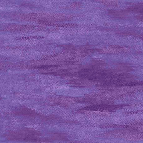 QT Fabrics - Blooming Bouquet - Watercolor Texture - Blender Purple #31244-V