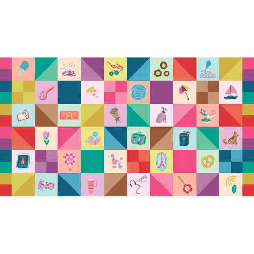 Riley Blake Designs - The Genesis of a Journey - Memories Made - Cheater Print Multi #c16935-multi