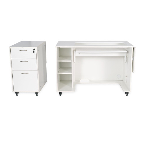 Melbourne & Adelaide Hydraulic Lift Sewing and Quilting Cabinet Combo Premier Stitching