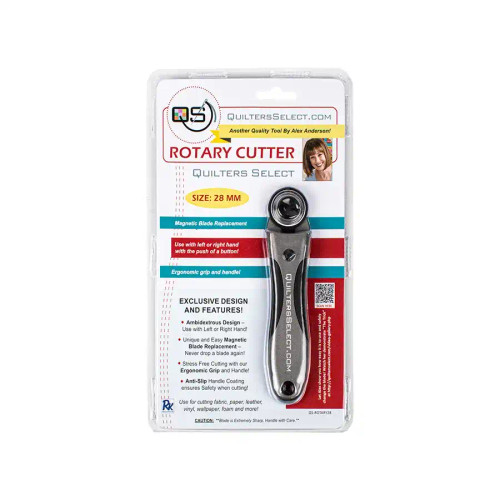 Quilters Select 28mm Rotary Cutter Premier Stitching