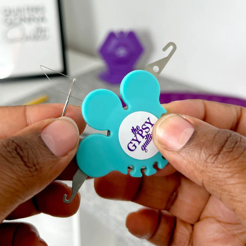 The Gypsy Quilter 3 In 1 Needle Threader with Cutter Premier Stitching