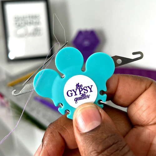 The Gypsy Quilter 3 In 1 Needle Threader with Cutter Premier Stitching