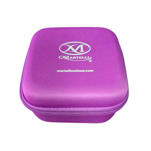 Martelli Ergo Cutter Case in Purple Premier Stitching