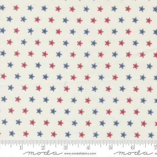 Moda Fabric - American Gatherings III 108" - Stars Cloud #108036-11