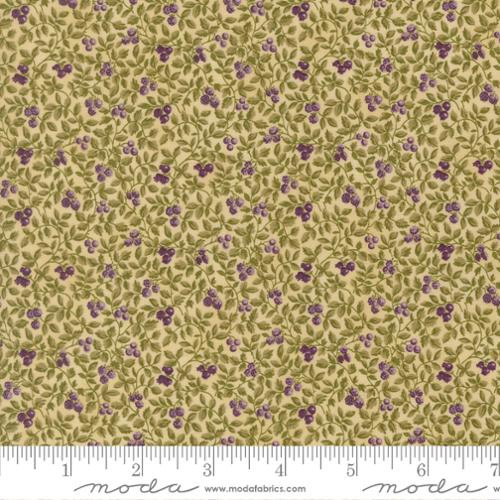 Moda Fabric - Collections Essence - Vines Berries - Parchment #46276-11