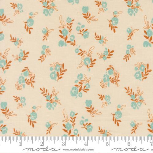 Moda Fabrics - Boho Haven - Branchlet Bud Small Floral - Eggshell #45646-11