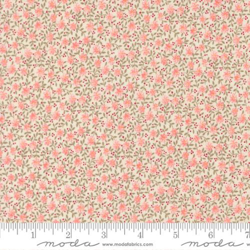 Moda Fabrics - Lyda Rose - Porcelain Wild Rose Florals - Pink #3076-11
