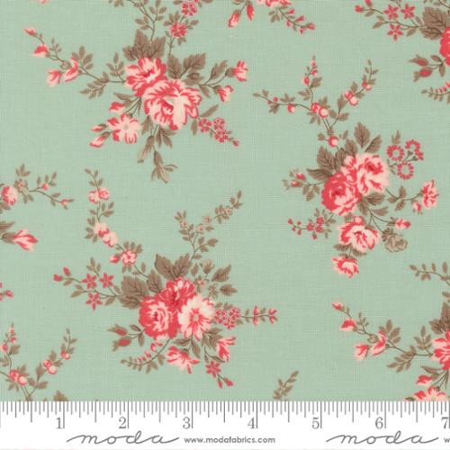 Moda Fabrics - Lyda Rose - Main Floral - Sky #3070-21
