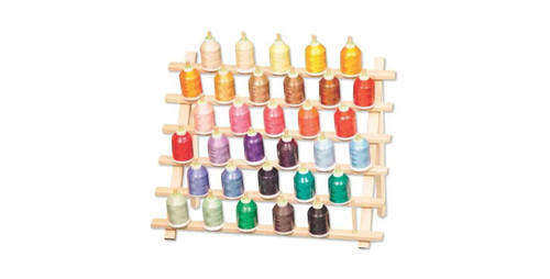 33 Mid-Size Spool Wooden Thread Rack Premier Stitching