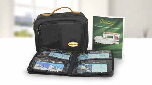 Baby Lock Black Destiny Foot Kit 30 Accessories in Handibag Premier Stitching