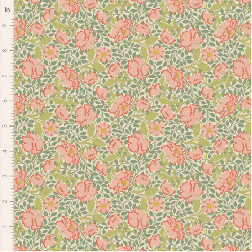 Tilda Fabrics - Songbird - Flora Sage #til100648-v15