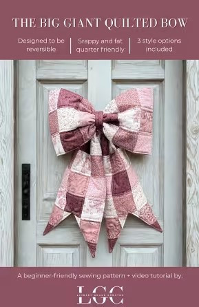 The Big Giant Quilted Bow Pattern (PATTERN-LGC-TBGQB)
